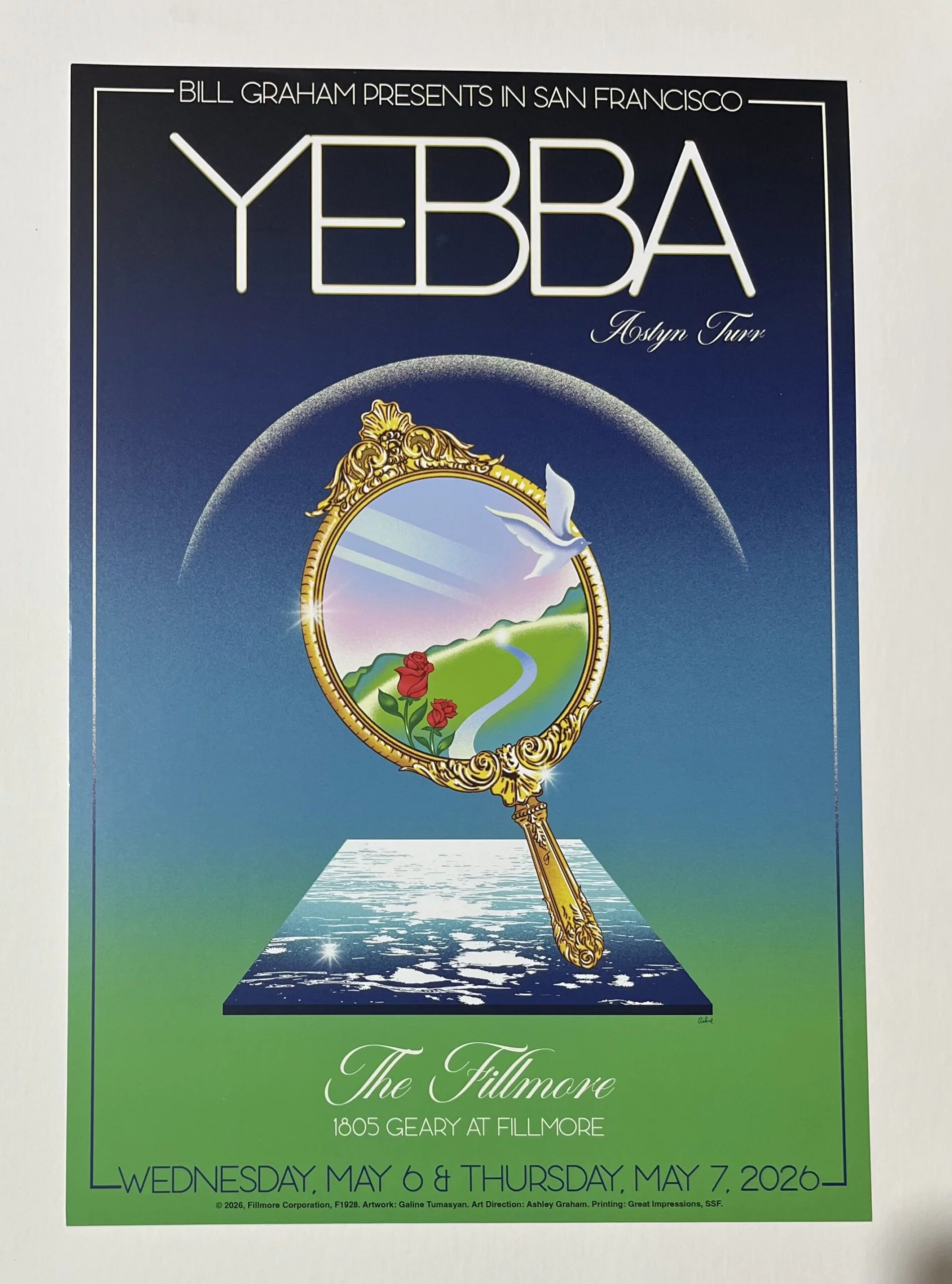 Yebba 2026 live concert poster